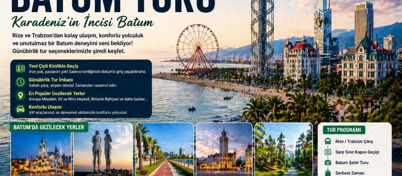 Batum Turu Rehberi | Rize ve Trabzon’dan Günübirlik Batum