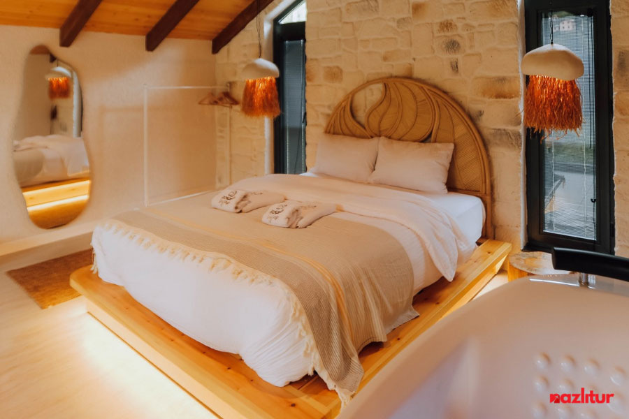 Isıtmalı Havuzlu Lüks Bungalov Balayı Tatili