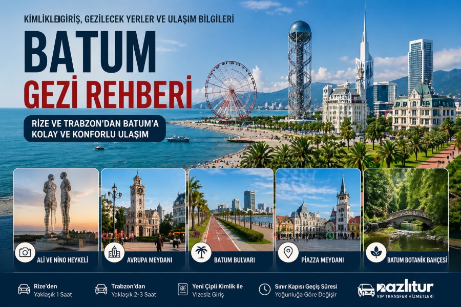 Batum Gezi Rehberi | Kimlikle Giriş, Gezilecek Yerler