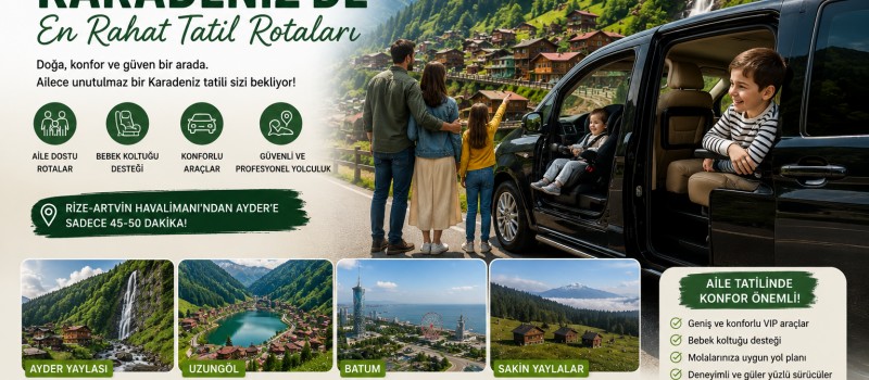 Çocuklu Aileler İçin Karadeniz’de En Rahat Tatil Rotaları