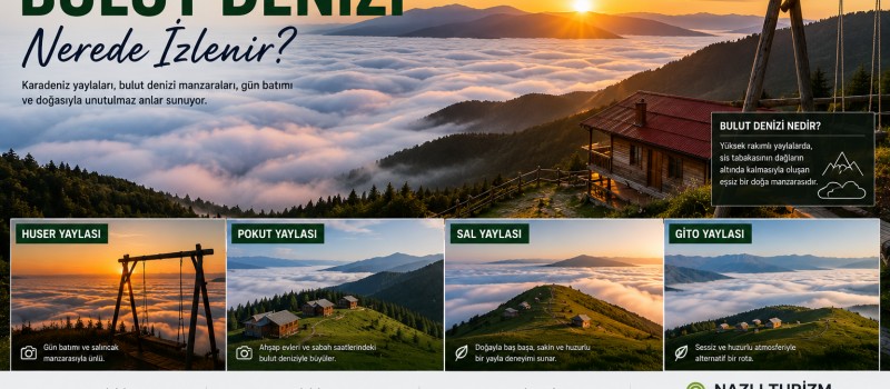Karadeniz’de Bulut Denizi Nerede İzlenir?