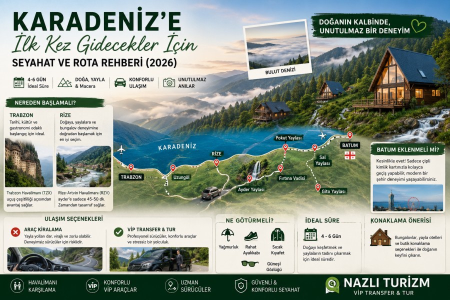 Karadeniz’e İlk Kez Gidecekler İçin Seyahat Rehberi