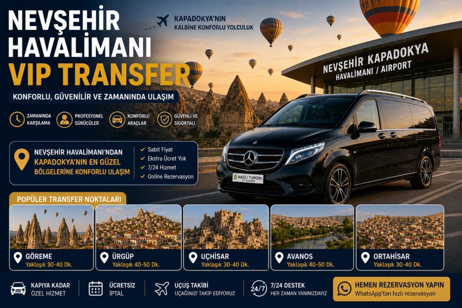 Nevşehir Havalimanı Transfer